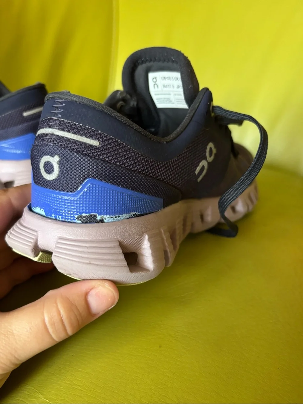 On Cloud X Running Training Shoes Navy Blue Women’s 6.5 CloudTec